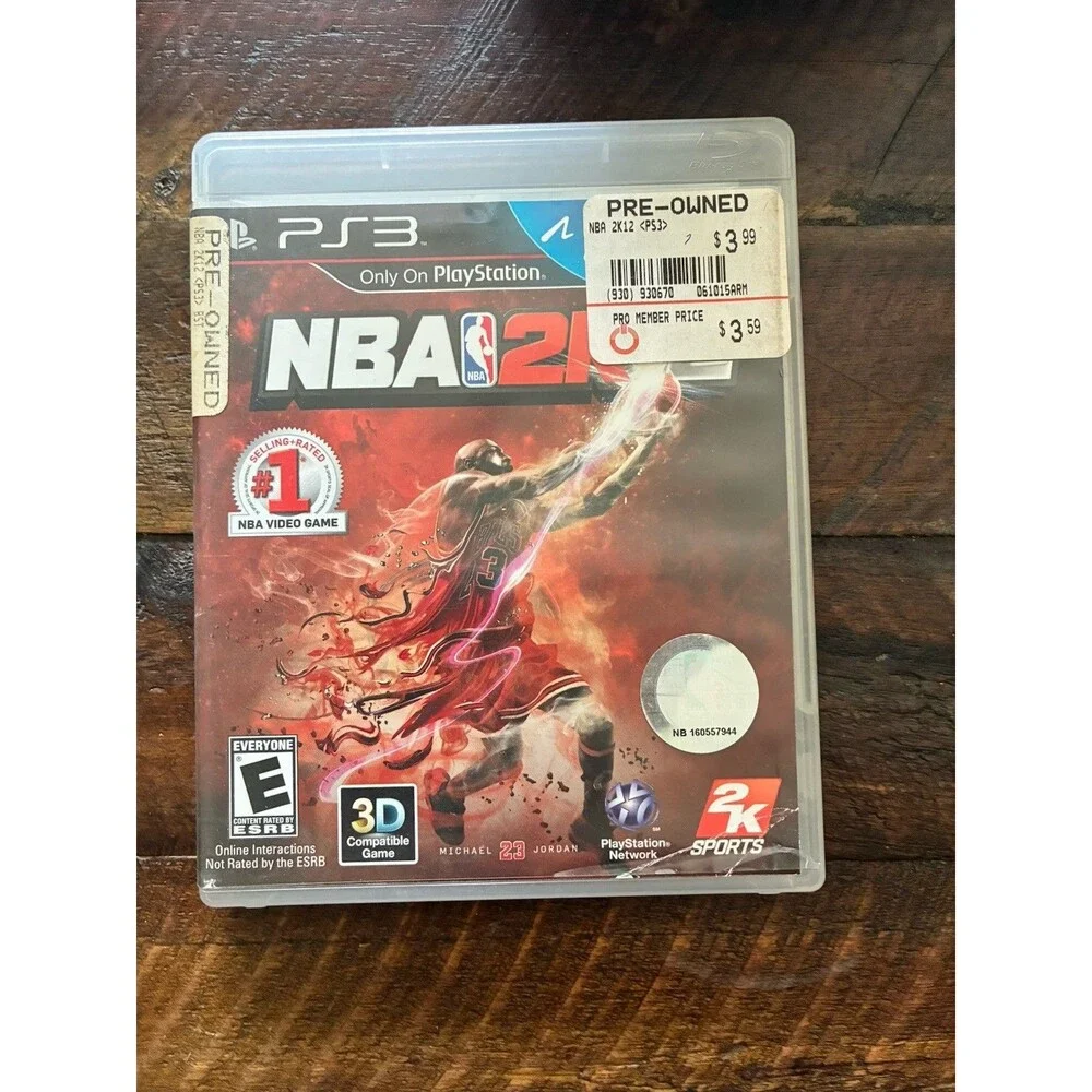 NBA 2K12 Sony PlayStation 3 PS3 Complete CIB Tested Michael Jordan 2K Sports